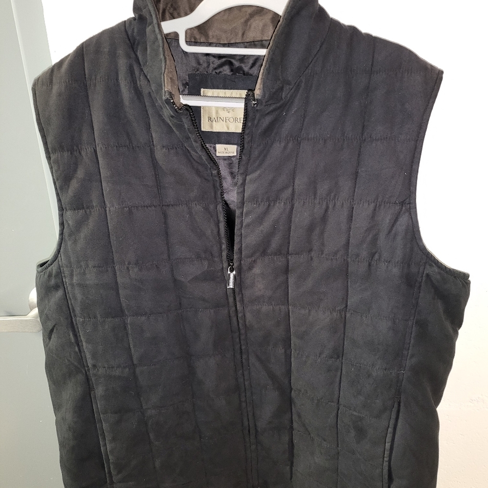 Rainforest Quilted Zip Up Vest Men's Size XL